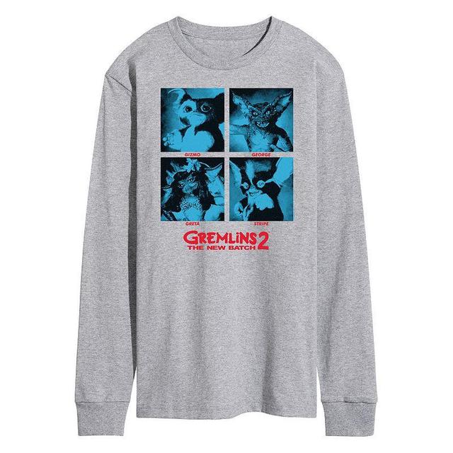 Mens Gremlins 2 Grid Long Sleeve Graphic Tee Product Image