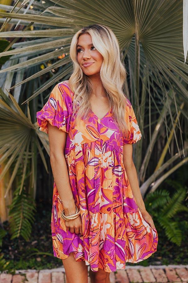 St. Barts Brunch Floral Mini Dress Product Image