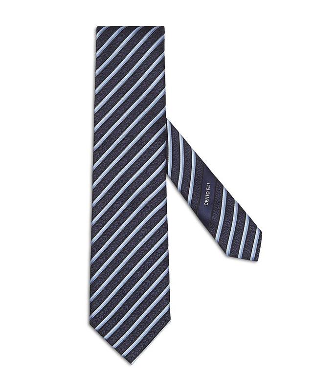 ZEGNA TIES Cento Fili Geometric Silk Tie Product Image