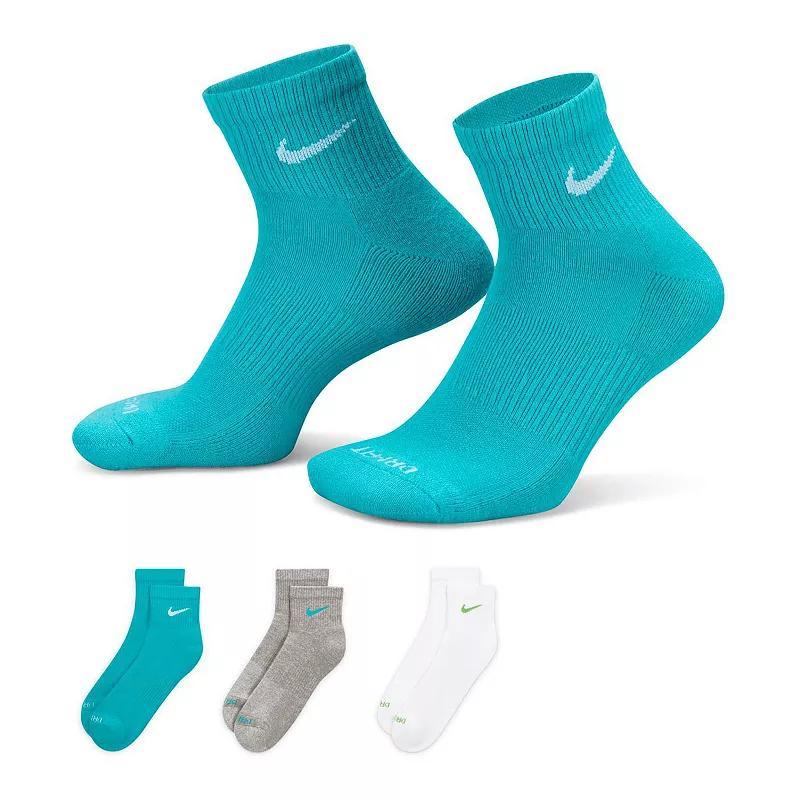 Nike Mens Everyday Plus Cushioned Training Ankle Socks (3 Pairs) Product Image