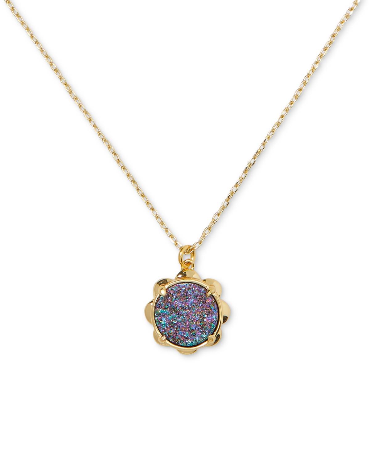 Womens Gold-Plated Pendant Necklace Product Image