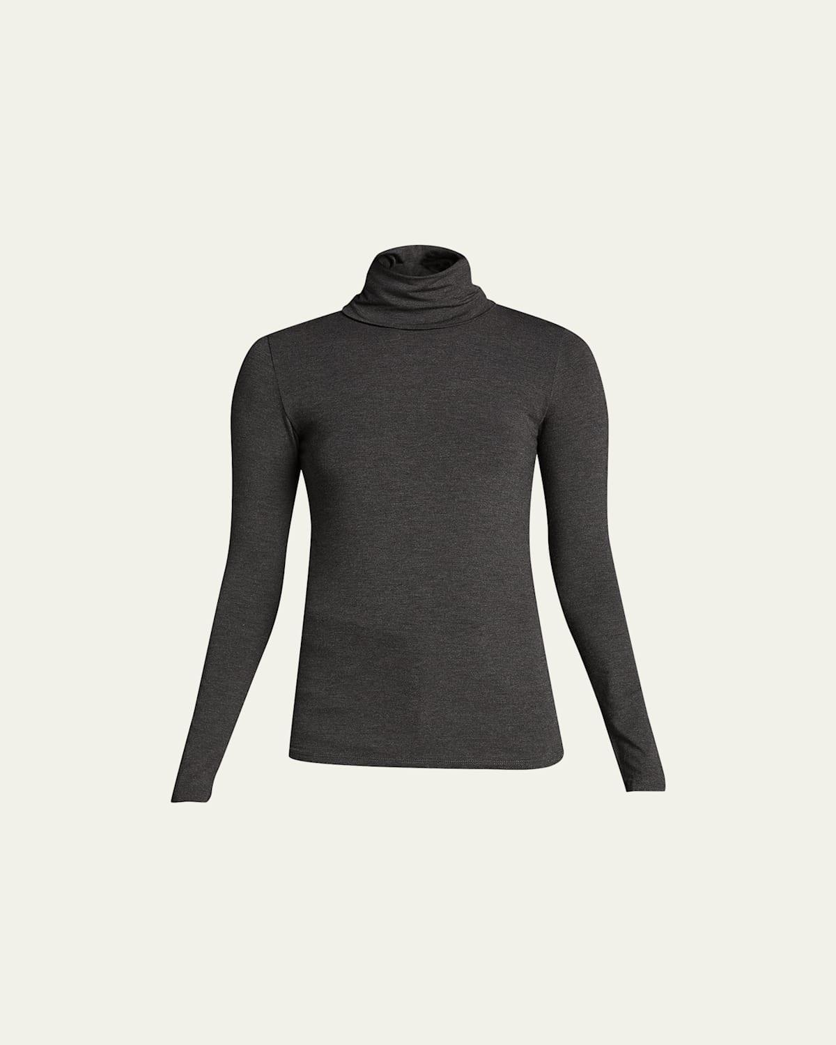 Womens Soft Touch Turtleneck Top Product Image