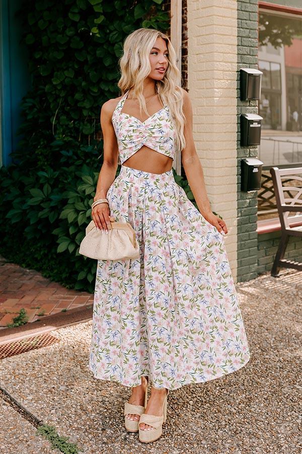 Botanical Bliss High Waist Skirt Product Image