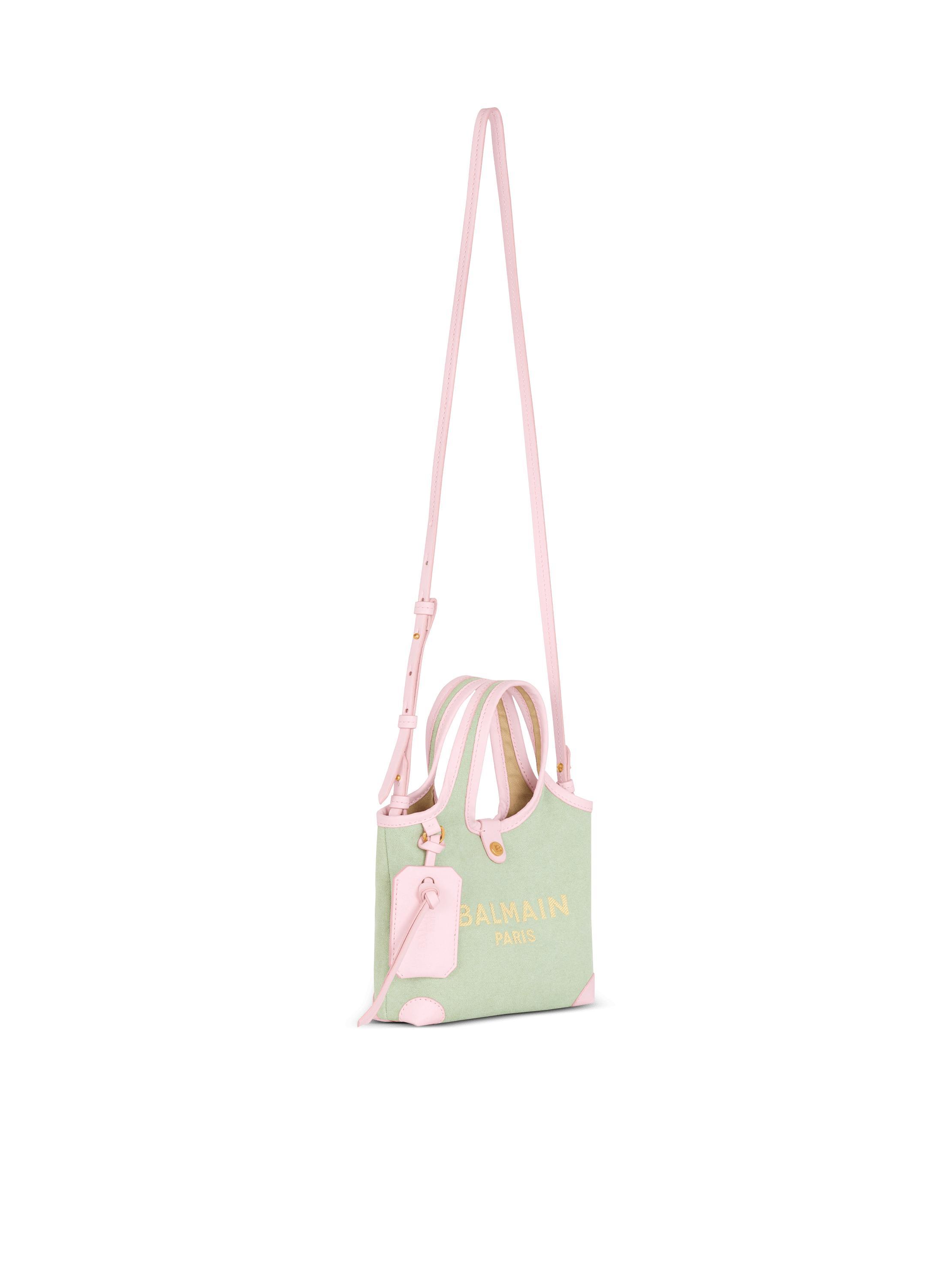 Mini canvas and leather B-Army Grocery Bag Product Image