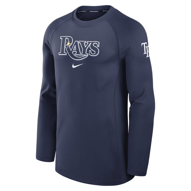 Tampa Bay Rays Authentic Collection Game Time Nike Men's Dri-FIT MLB Long-Sleeve T-Shirt Product Image