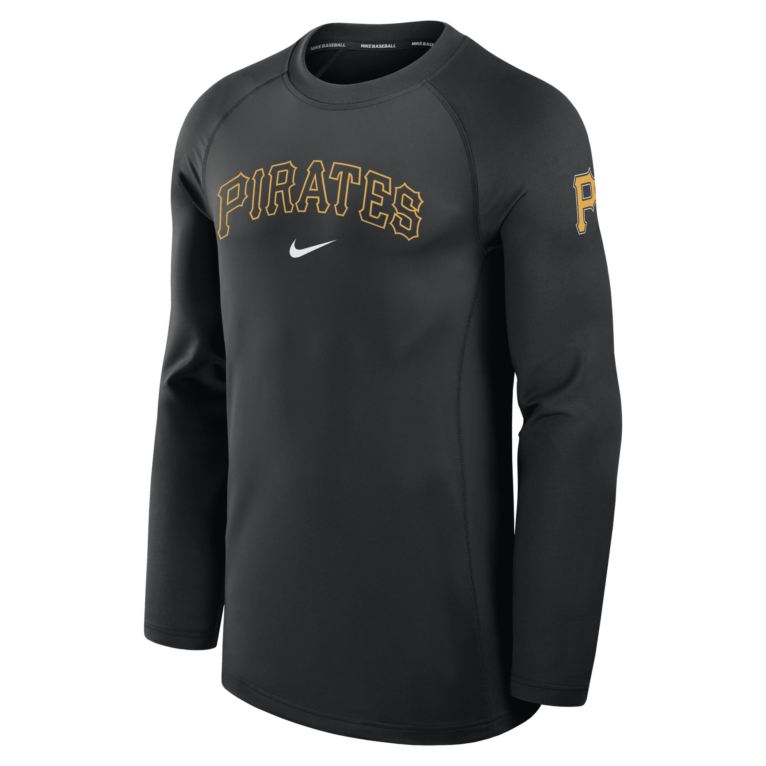 Pittsburgh Pirates Authentic Collection Game Time Nike Men's Dri-FIT MLB Long-Sleeve T-Shirt Product Image