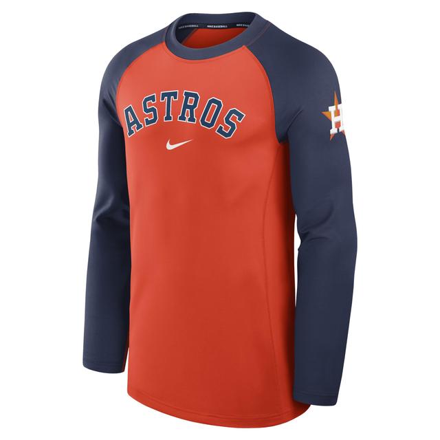 Houston Astros Authentic Collection Game Time Nike Mens Dri-FIT MLB Long-Sleeve T-Shirt Product Image