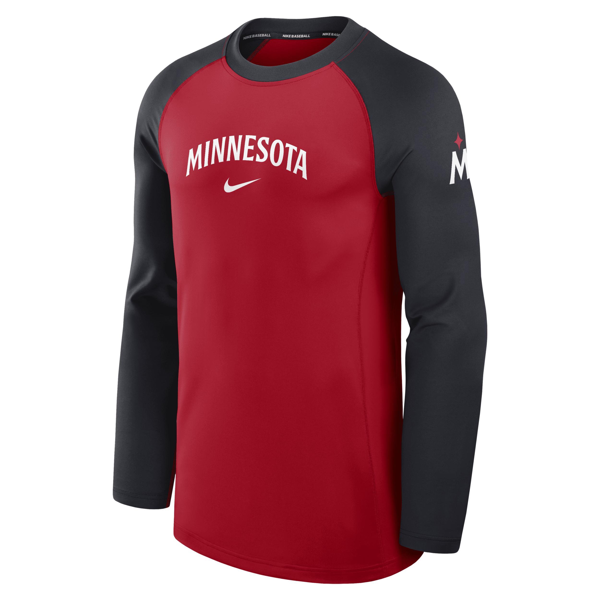 Minnesota Twins Authentic Collection Game Time Nike Men's Dri-FIT MLB Long-Sleeve T-Shirt Product Image