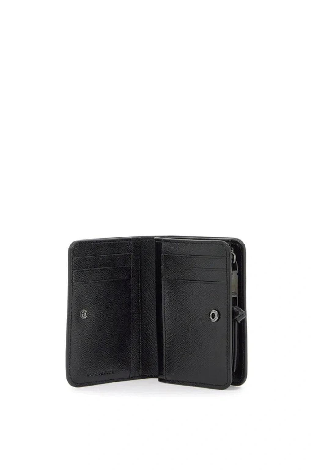 MARC JACOBS The Utility Snapshot Mini Compact Wallet In Black Product Image