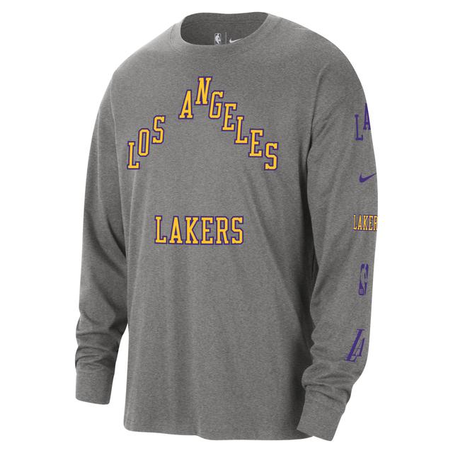 Los Angeles Lakers 2023/24 City Edition Nike Men's NBA Max90 Long-Sleeve T-Shirt Product Image