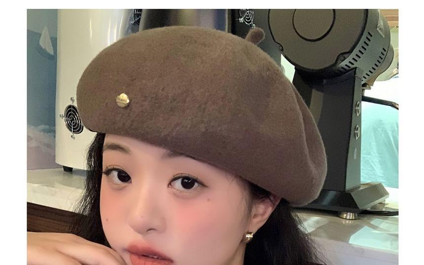 Metal Disc Beret Hat Product Image