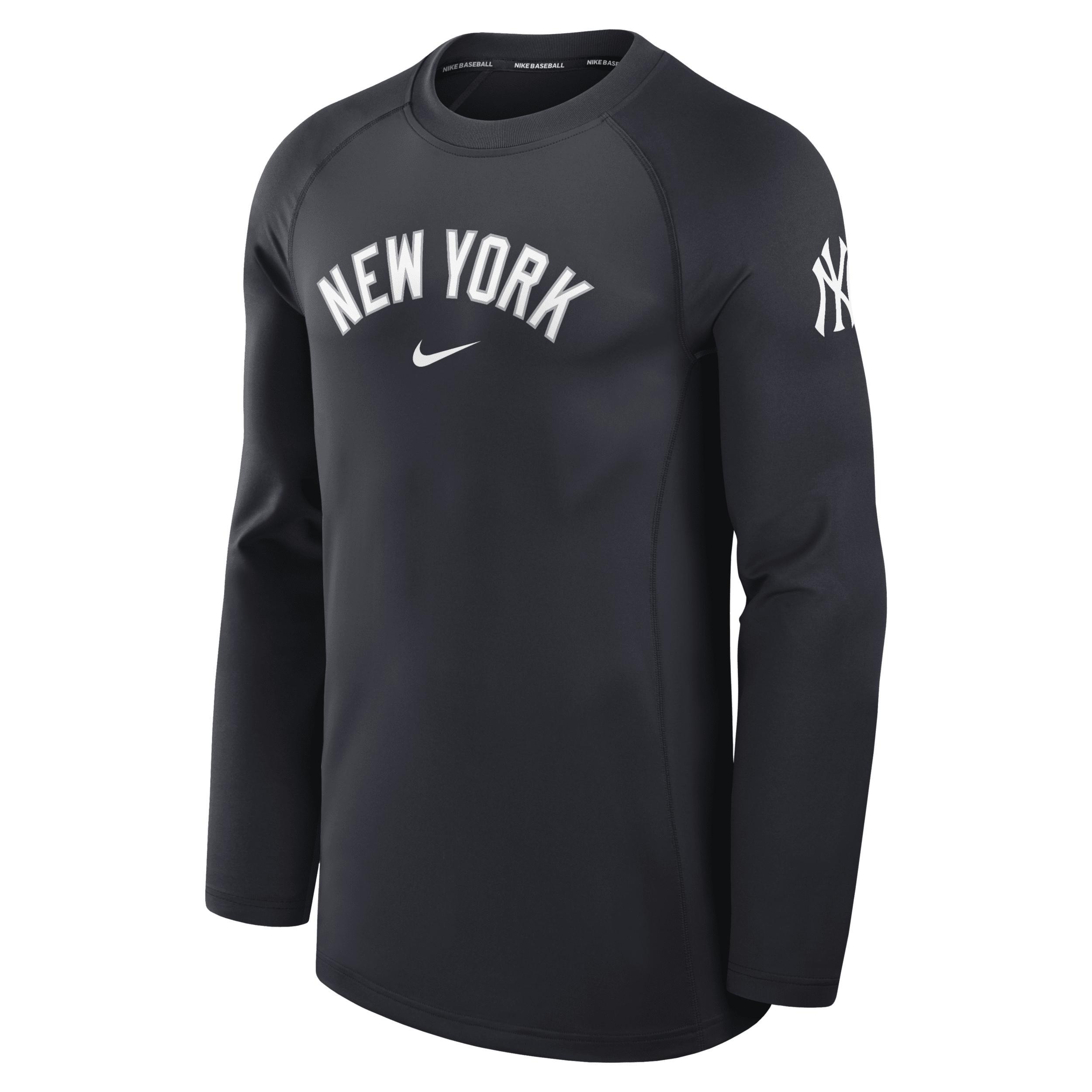 Nike Mens Black Chicago White Sox Authentic Collection Game Time Raglan Performance Long Sleeve T-Shirt Product Image