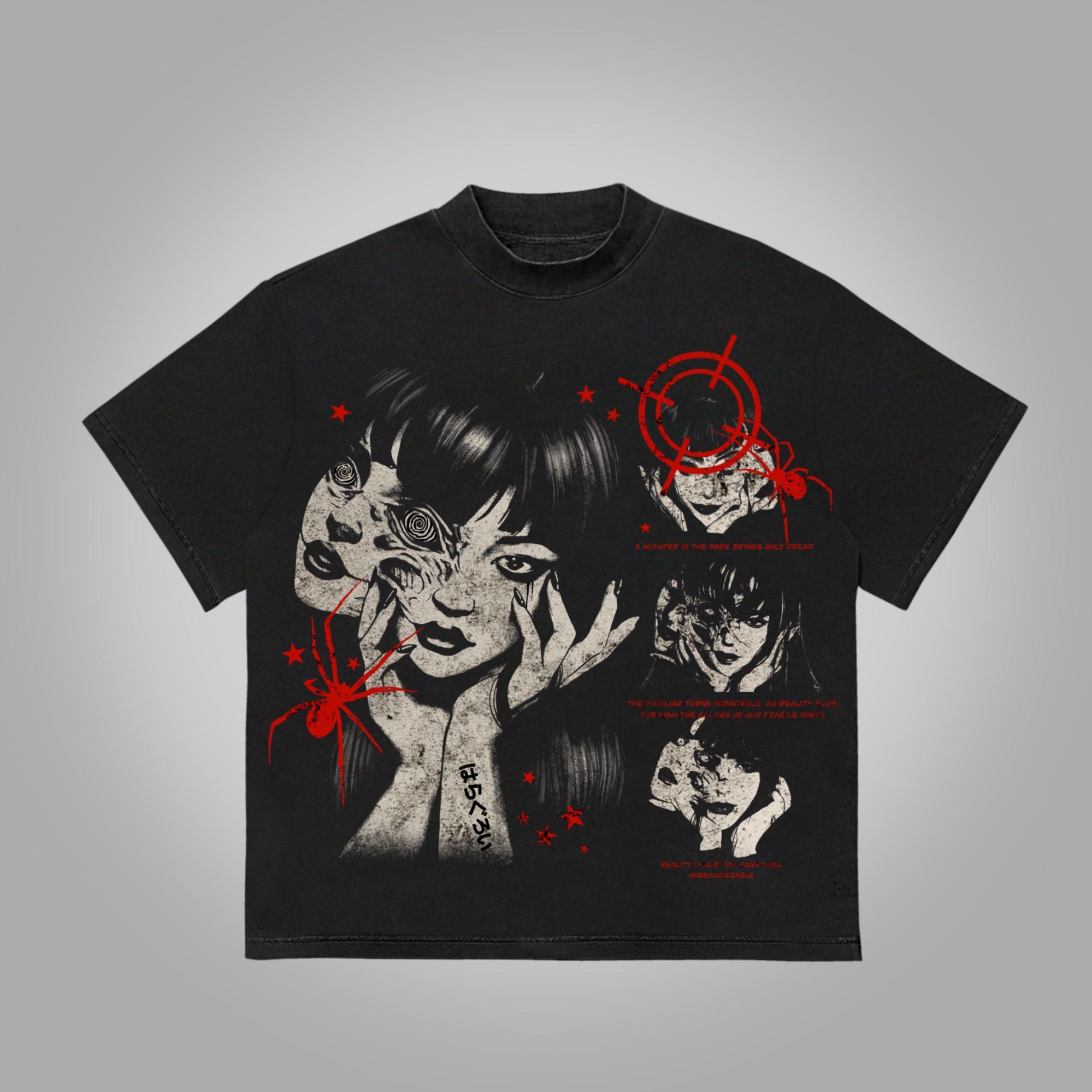 Sopula Horror Manga Tomie Vintage Graphic Cotton T-Shirt Product Image