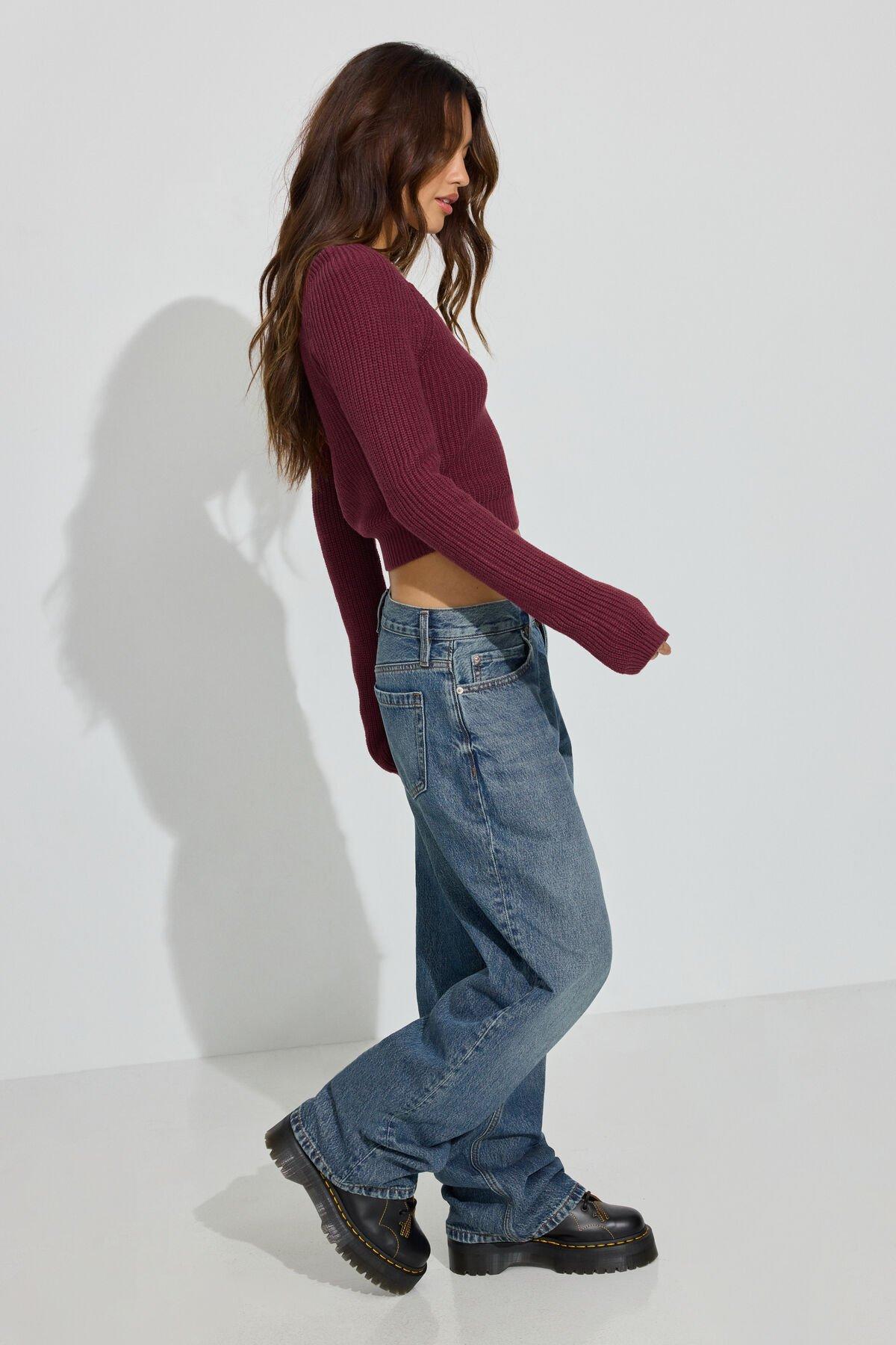 Low Rise Baggy Jeans Product Image