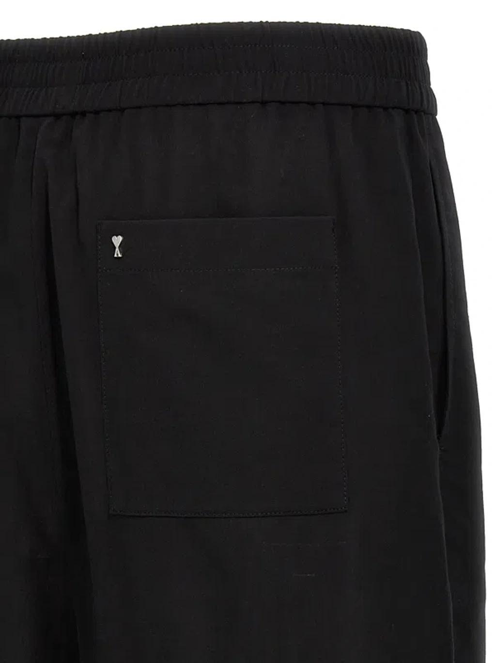 AMI ALEXANDRE MATTIUSSI Ami Shorts In Black Product Image