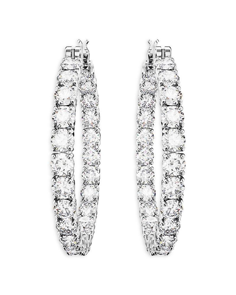 Swarovski Matrix Tennis Hoop Earrings Product Image