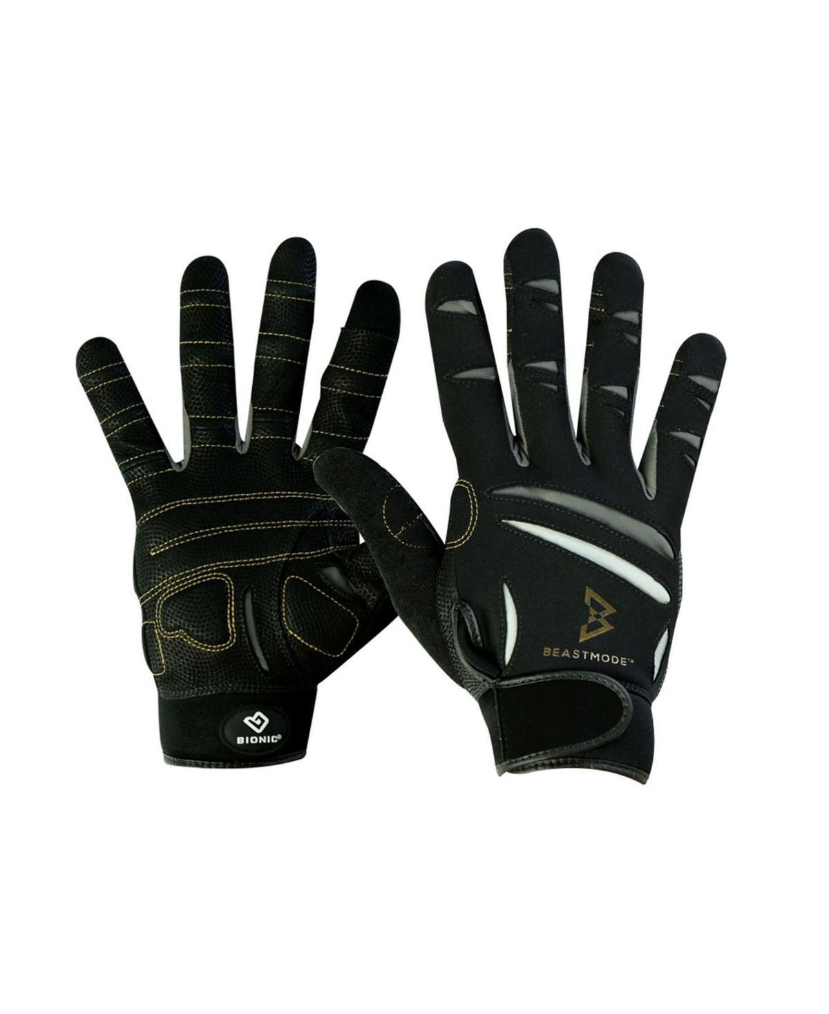 Bionic Gloves Womens Premium Beastmode Fitness Full Finger Gloves - Black Product Image