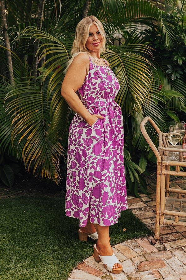 Sandy Silhouette Floral Midi Curves Product Image