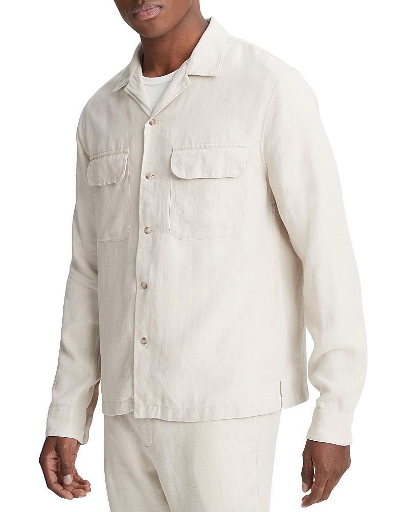 Mens Hemp Camp Collar Overshirt Product Image