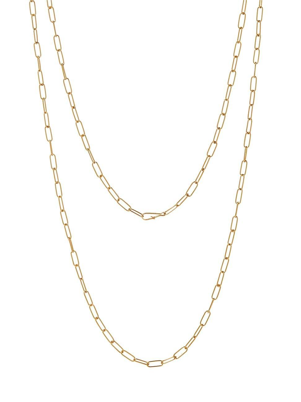 Womens Mythology 14K Yellow Gold Mini Cable Chain Necklace Product Image