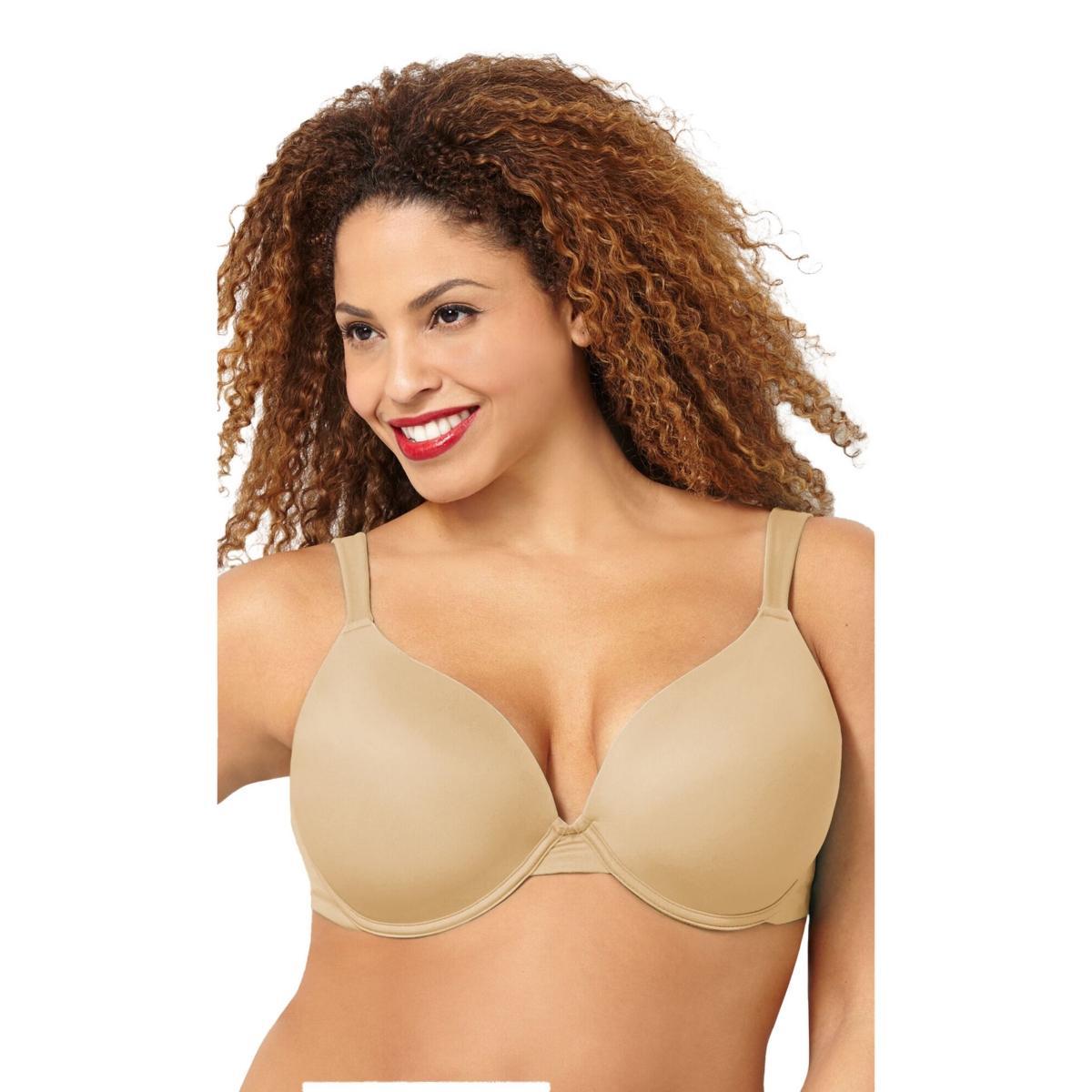 Avenue Womens Underwire Basic Plunge Neckline Bra Product Image