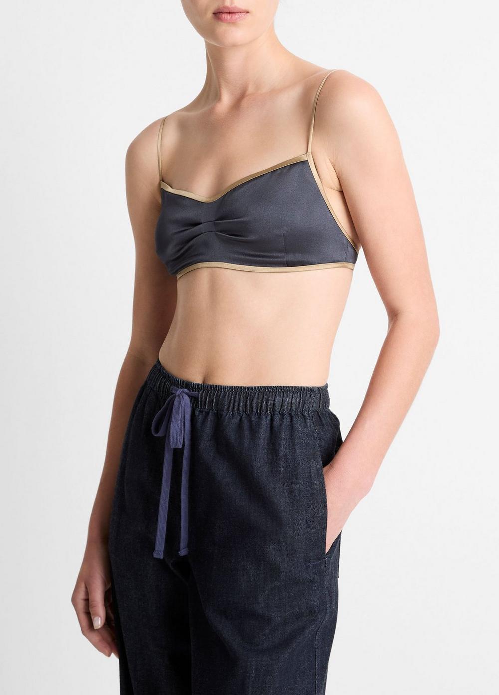 Silk Tipped Shrunken Camisole Product Image