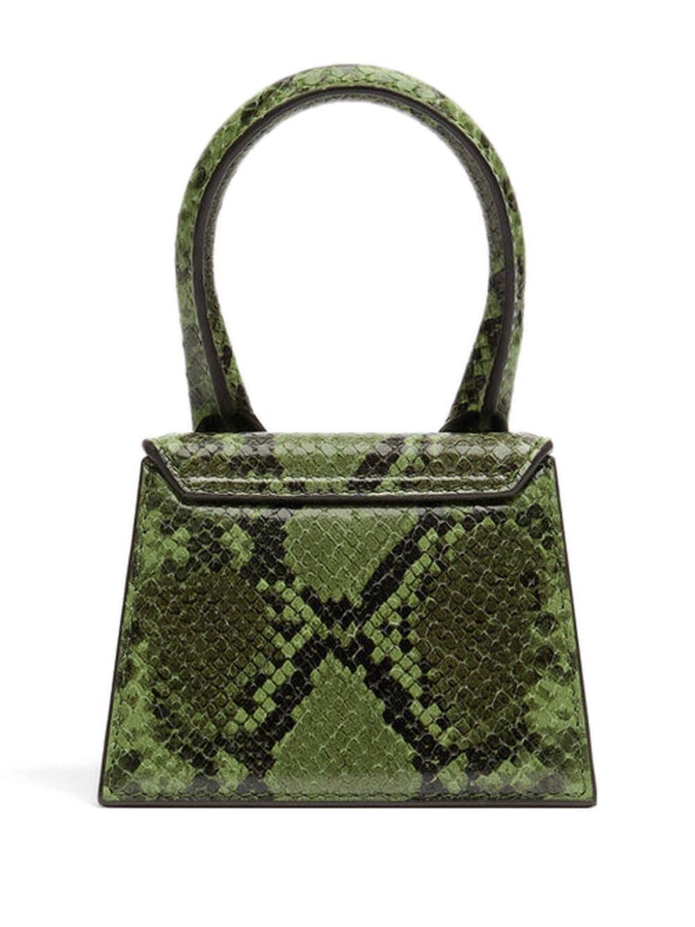 JACQUEMUS Women's Le Chiquito Leather Mini Bag In Green Product Image