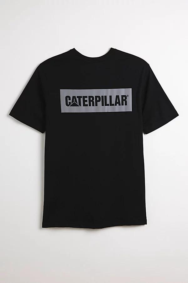 CAT. CAT Reflective Logo Graphic Tee Mens at Urban Outfitters Product Image