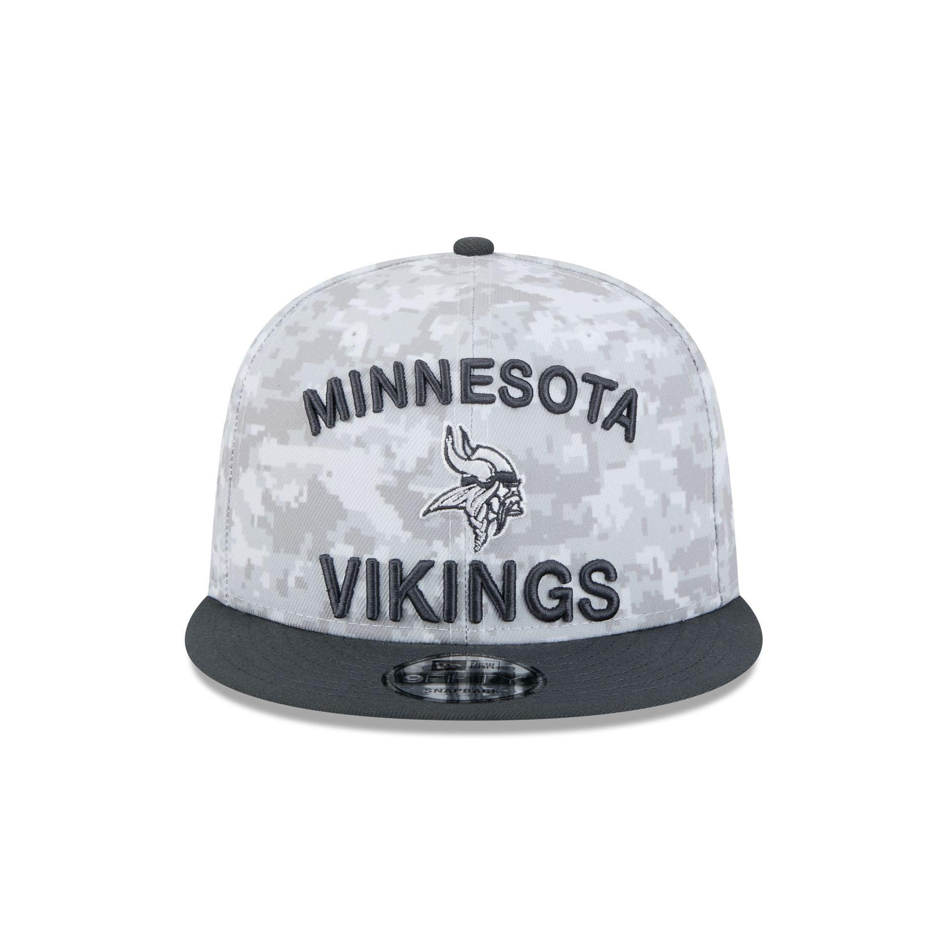 Minnesota Vikings 2024 Salute to Service 9FIFTY Snapback Hat Male Product Image