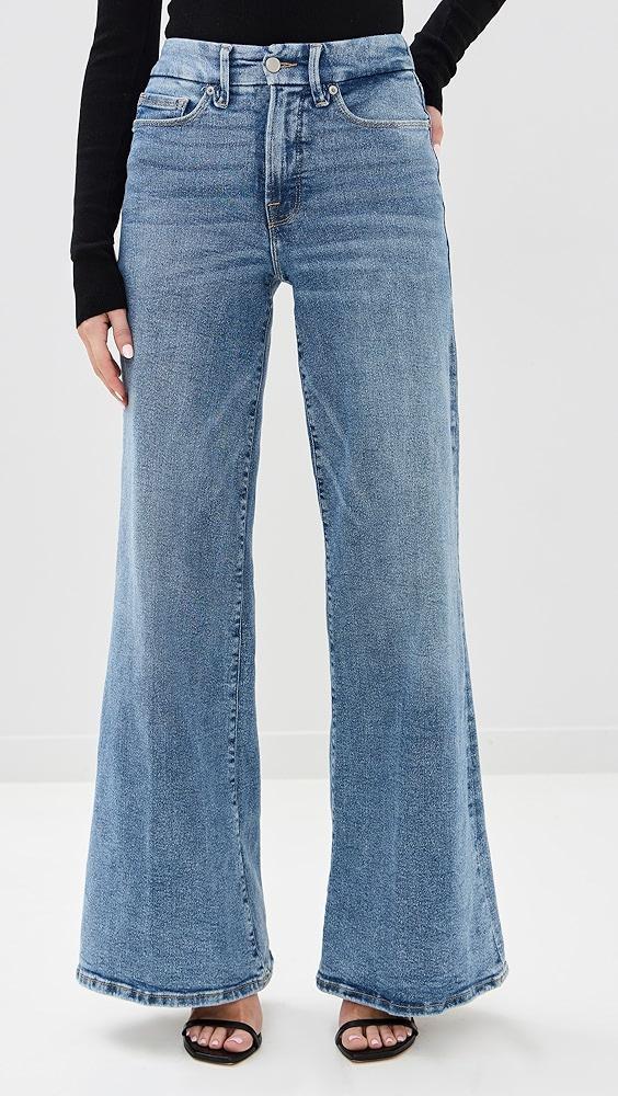 Good American Good Waist Palazzo Jeans | Shopbop Product Image