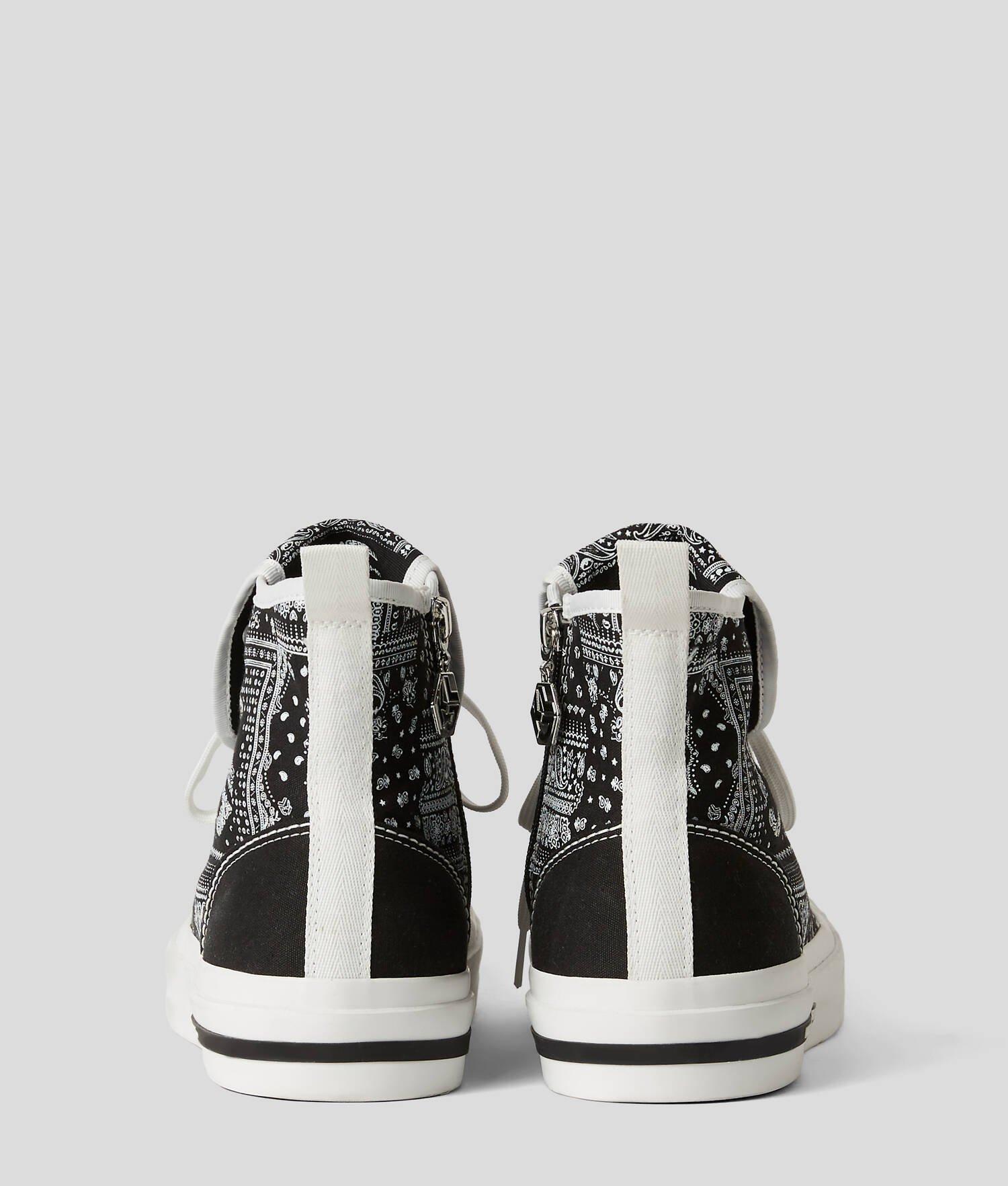 KLJ VULC BANDANA-PRINT HIGH-TOP SNEAKERS Product Image