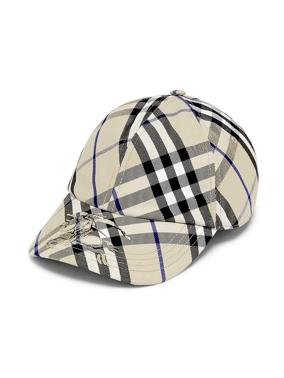 Mens Bias Check Baseball Cap Product Image