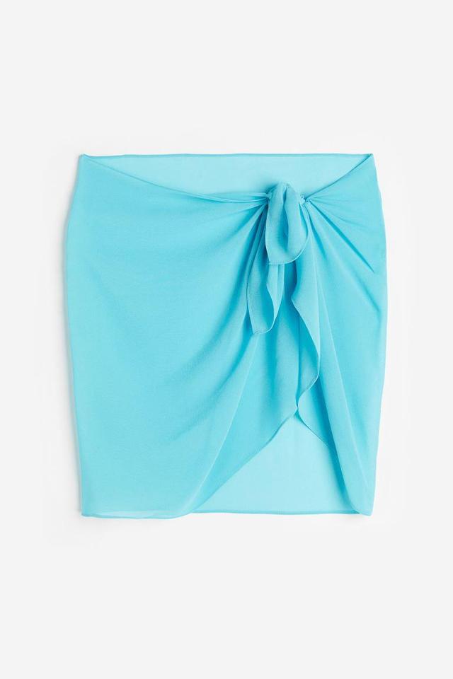 H & M - Short Sarong - Turquoise Product Image