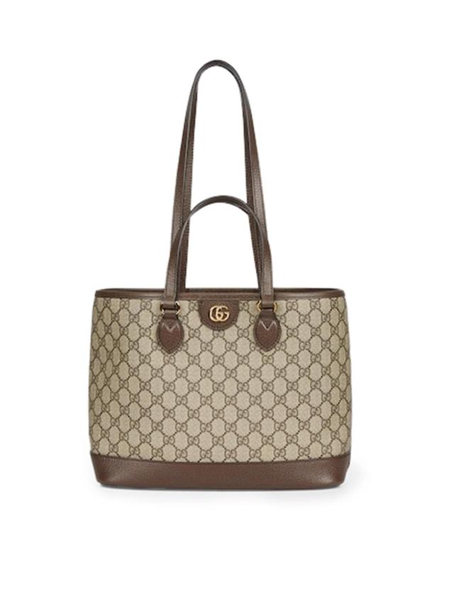 GUCCI Ophidia Gg Mini Tote Bag In Nude & Neutrals Product Image