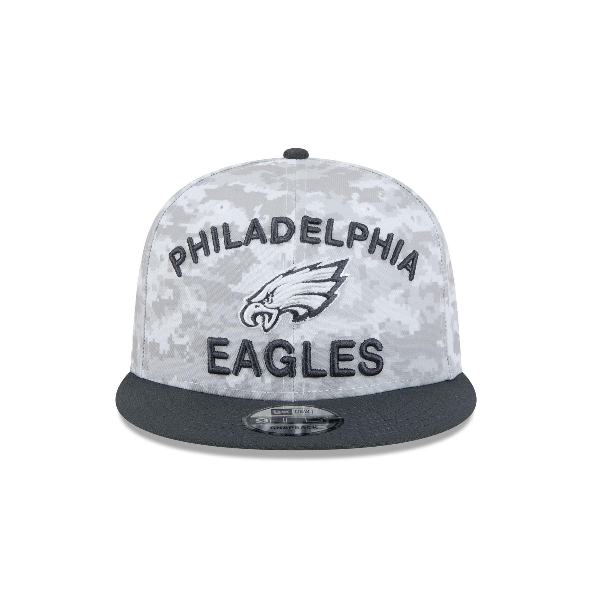 Philadelphia Eagles 2024 Salute to Service 9FIFTY Snapback Hat Male Product Image