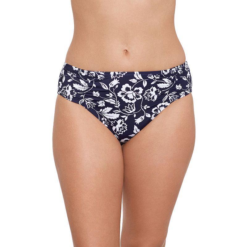 Womens Draper James Shirred Hipster Swim Bottoms Product Image