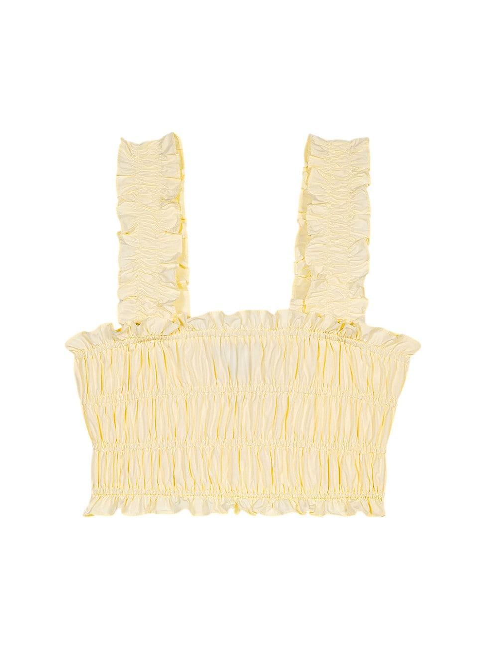 Womens Ruffled Crop Top product image