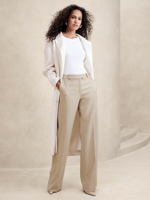 Lido Wide-Leg Italian Wool Pant Product Image