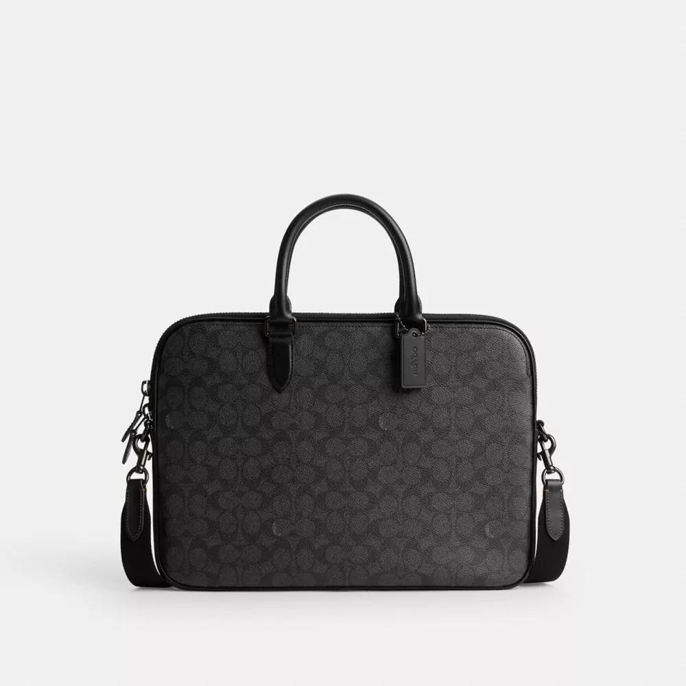 Gotham Slim Briefcase In Signature Canvas Product Image