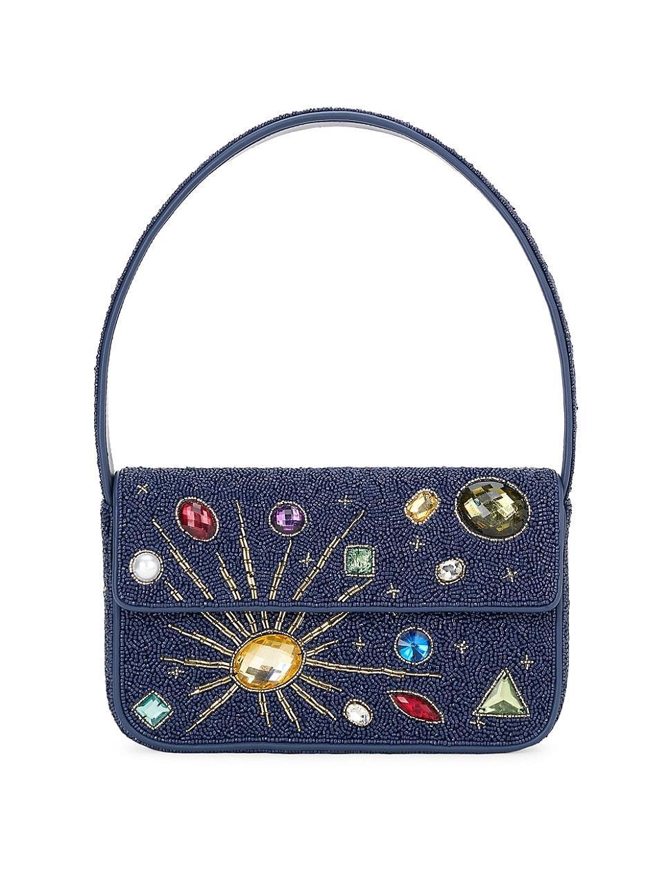 Womens Tommy Beaded Leather Bag Product Image