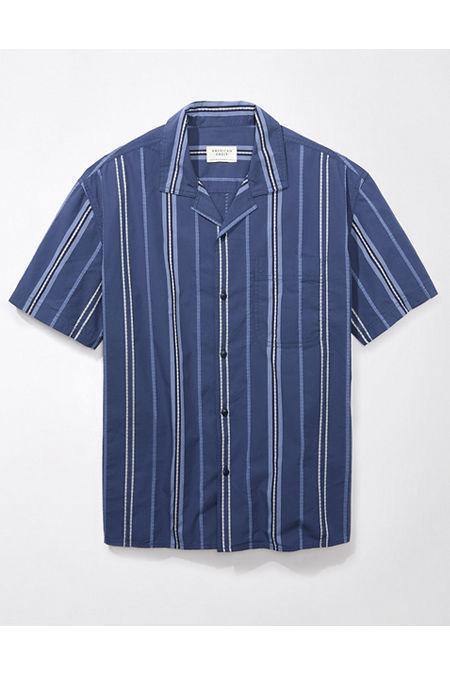 AE Striped Button-Up Poolside Shirt Men's Product Image