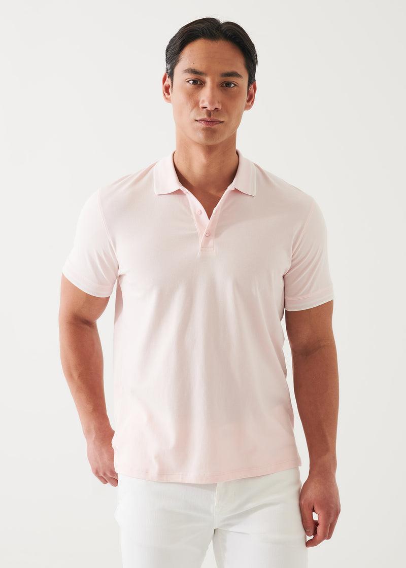 Patrick Assaraf Iconic Tipped Buttoned Polo Male Product Image