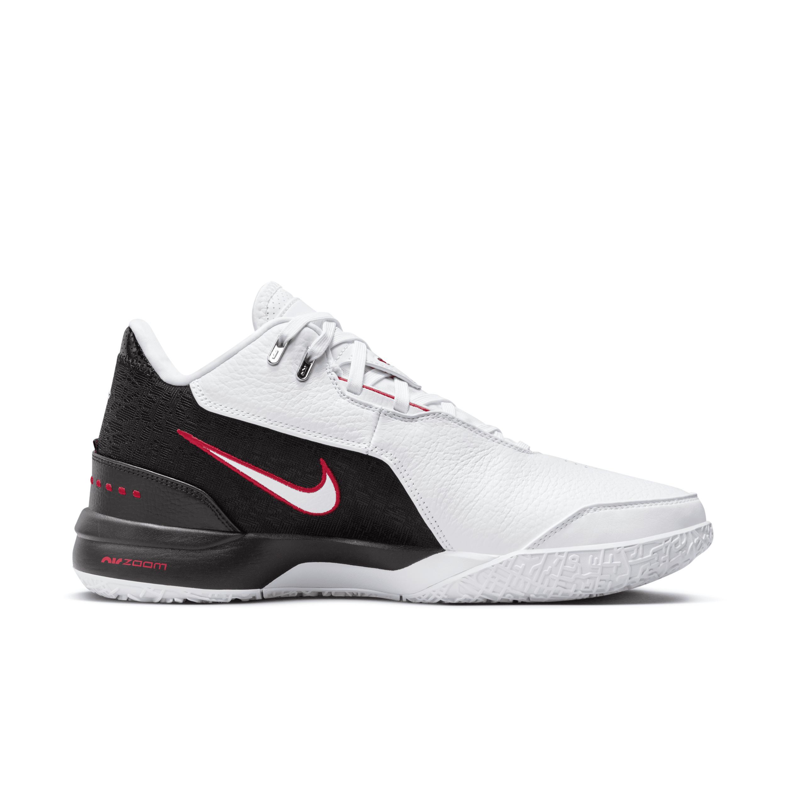 Nike Mens Nike Zoom LeBron NXXT Gen Amped - Mens Basketball Shoes White/Black/Red Product Image