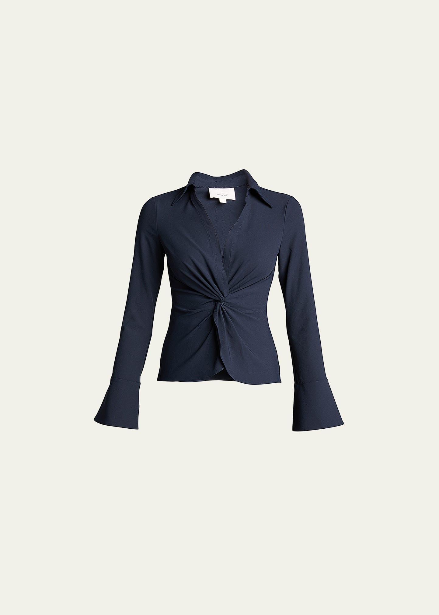 Cinq  Sept Mckenna Knot Waist Shirt Product Image