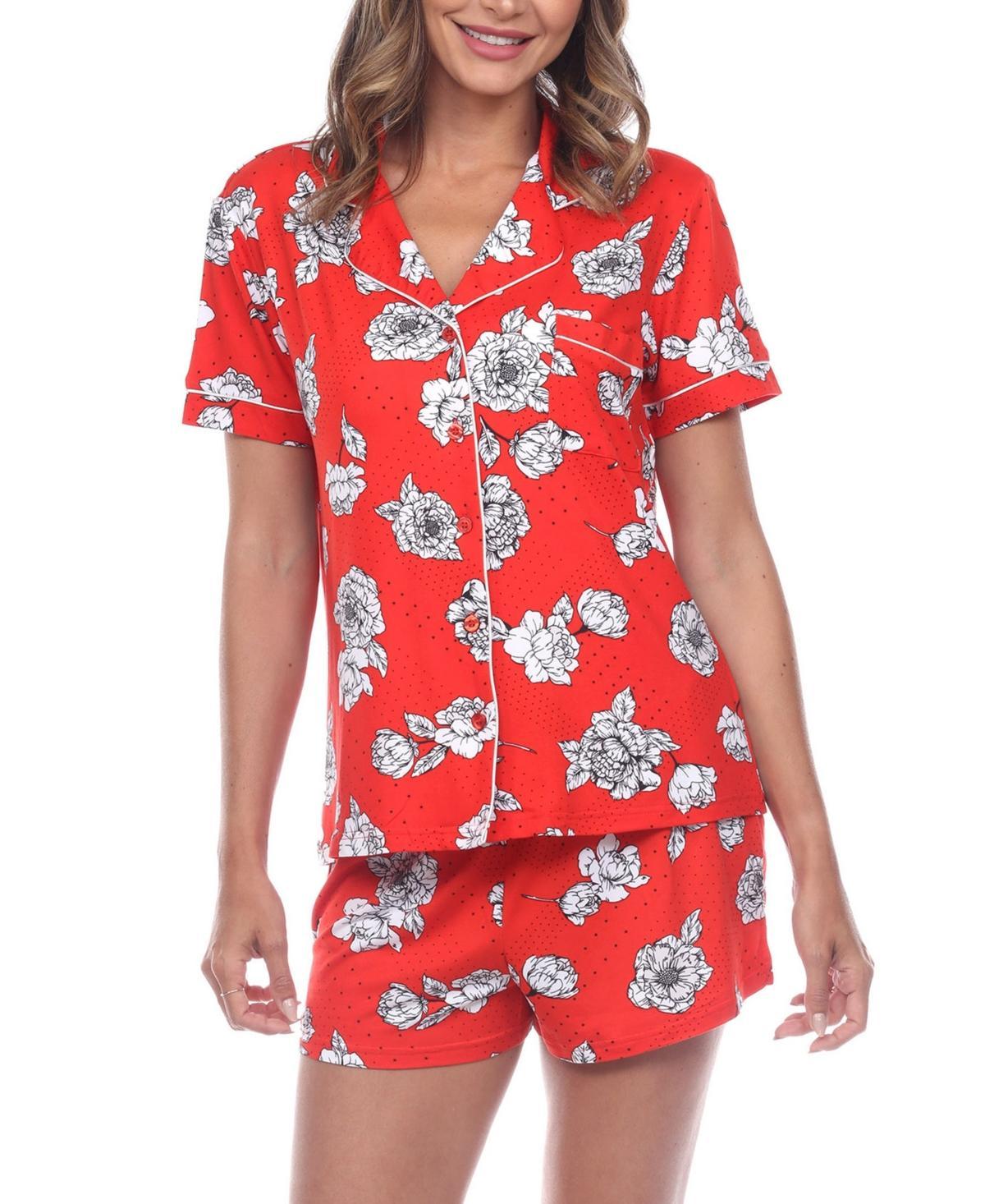 Womens White Mark 2pc. Floral Pajama Set Product Image