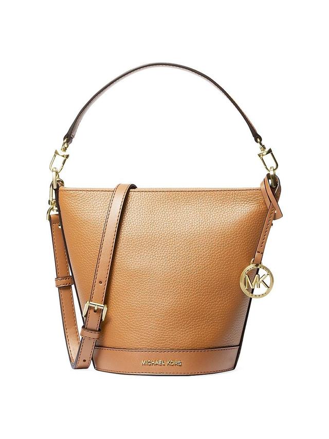 MICHAEL Michael Kors Townsend Small Top Zip Convertible Crossbody (Pale Peanut) Cross Body Handbags Product Image