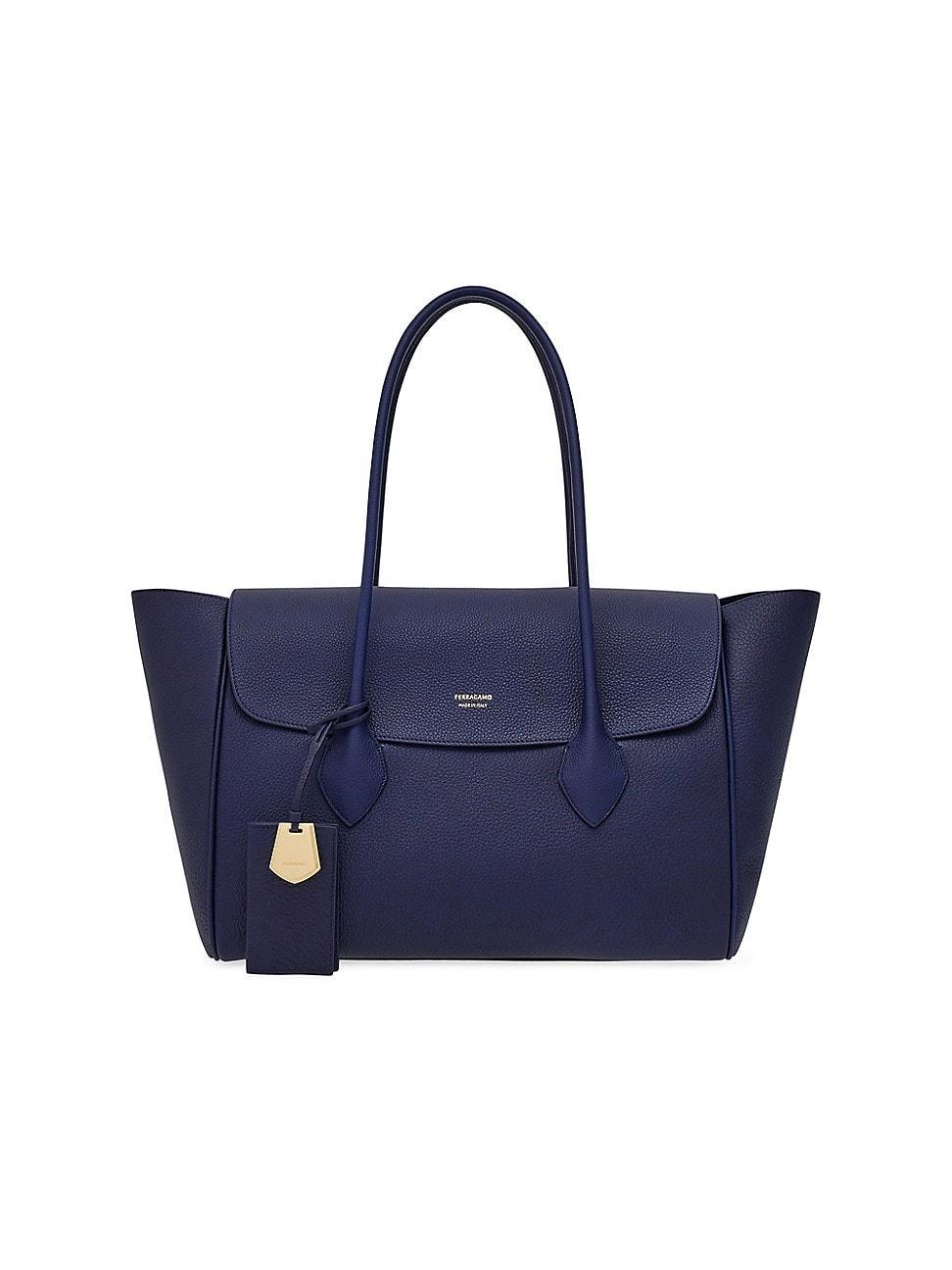 Firenze Flap Leather Tote Bag Product Image