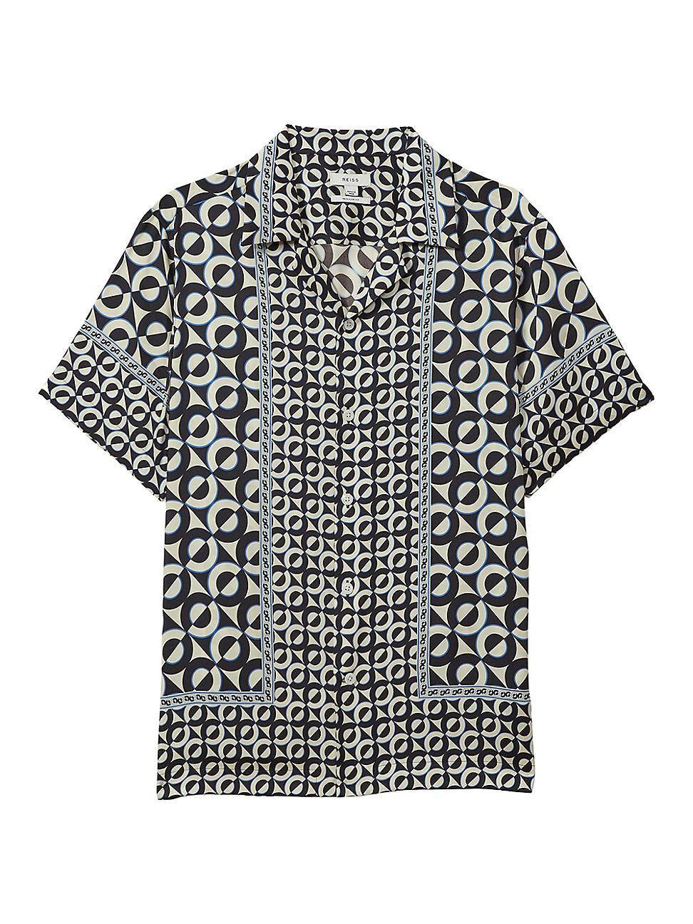 Mens Prentice Abstract Camp Shirt Product Image