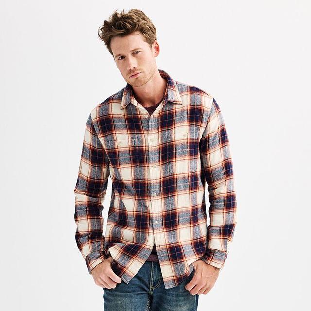 Mens Sonoma Goods For Life Flannel Button-Down Shirt Product Image