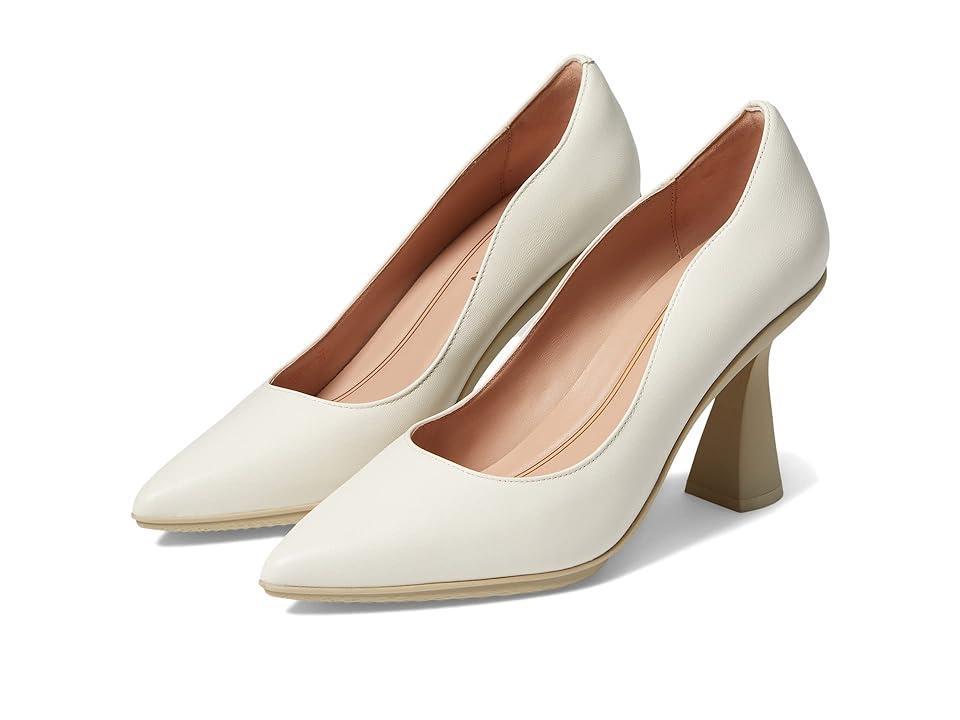 Cole Haan Grand Ambition York Pump 85 mm (Ivory Leather) Women's Shoes Product Image